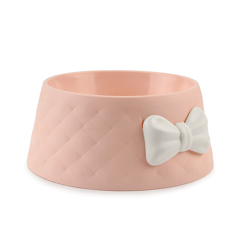 Bow Tilted Feeding Bowl — Chic & Mess-Free