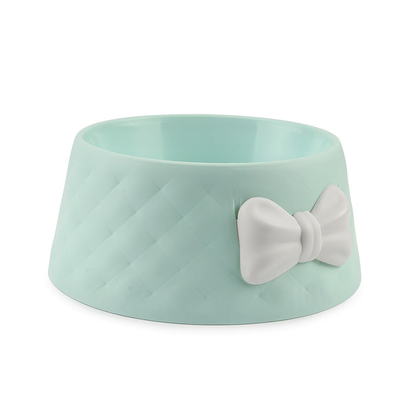 Bow Tilted Feeding Bowl — Chic & Mess-Free